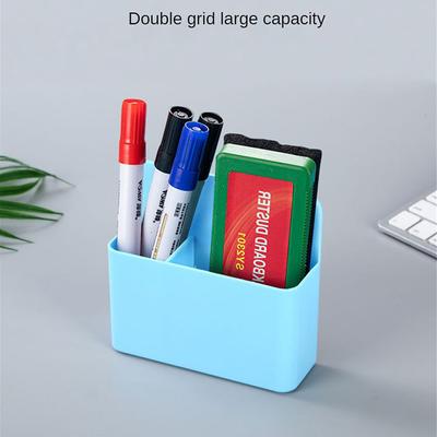 Suport magnetic pentru stilou Șterge Suport pentru marker magnetic Suport pentru tablă albă Cupă pentru creion Organizator de depozitare pentru frigider pentru școală acasă