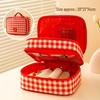 MDNGMDNG Plaid Travel Cosmetic Storage Bag