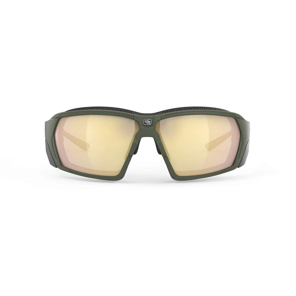 Rudy Project AGENT Q Sport Sonnenbrille Olive, Matt/Multi-Laser Gold, SP705713-0000
