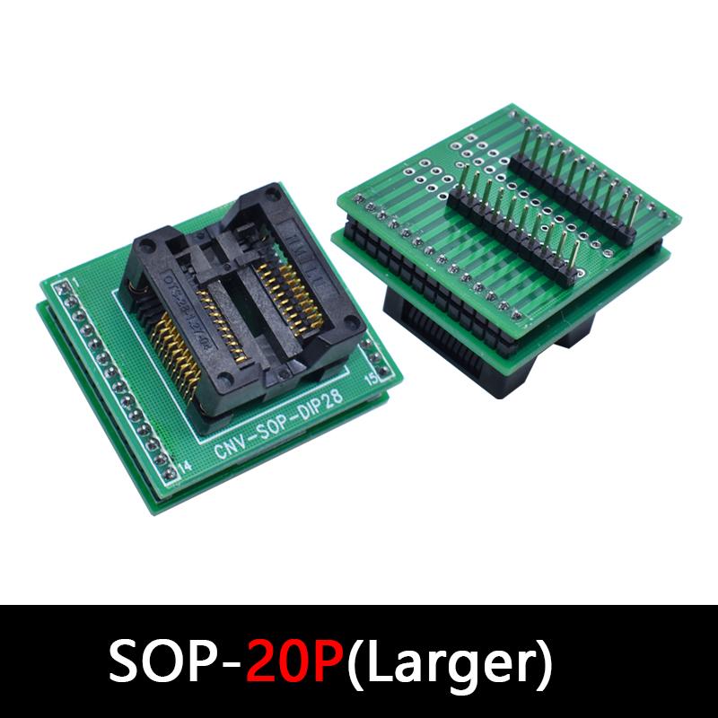 SOIC8 SOP8 SOP16 SOP20 TSSOP8 TSSOP24 SOP44to DIP8 DIP16 DIP44 Wide-body Seat Wide 200mil Programmer Adapter Socket