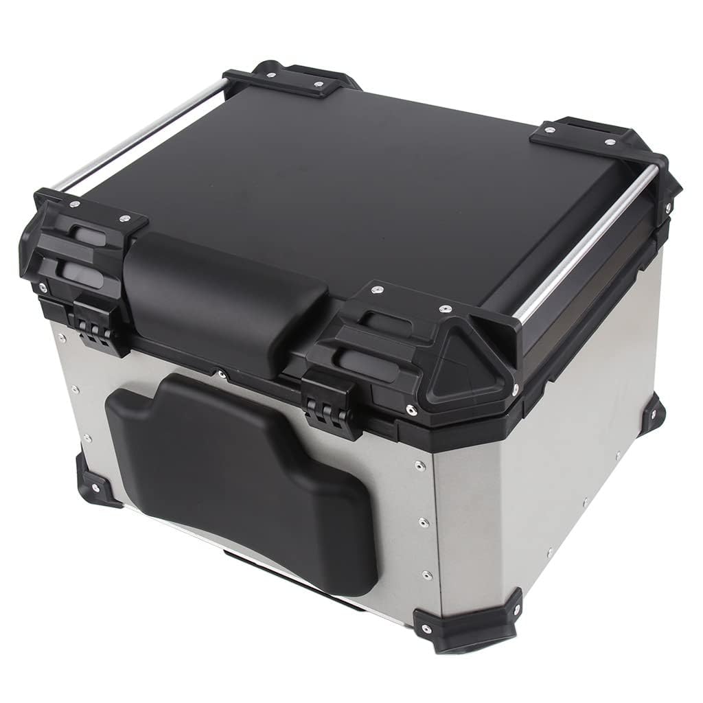 AL-mart Universal Motorcycle Rear Box Cushion, Trunk Pad, Backrest, Rear Saddlebag Cushion, Choose from 2 Types