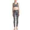 Fashion Geometric Striped Plaid Printed Leggings Stretch Pants Leggings High Waist Elasticity Pants Soft Trousers for Women Tights Fitness Yoga Pants
