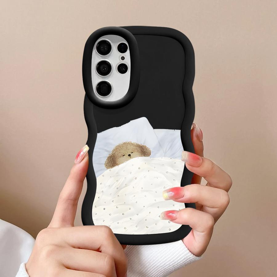 Soft Phone Cover Case for Samsung Galaxy A26 S22 Ultra S25 A25 S24 S20 FE S21 S23 Plus A24 A36 A55 A34 A35 A54 Cartoon Dog