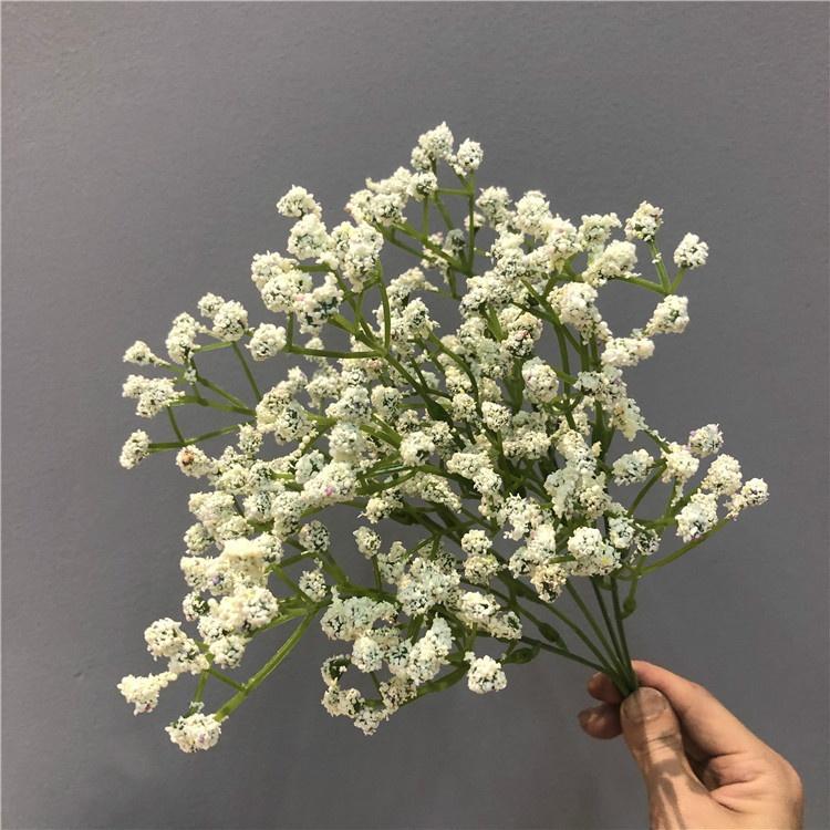 5 Forks Artificial Flower Gypsophila White for Wedding Photo Props Home DecorHome Decoration Artificial Flower