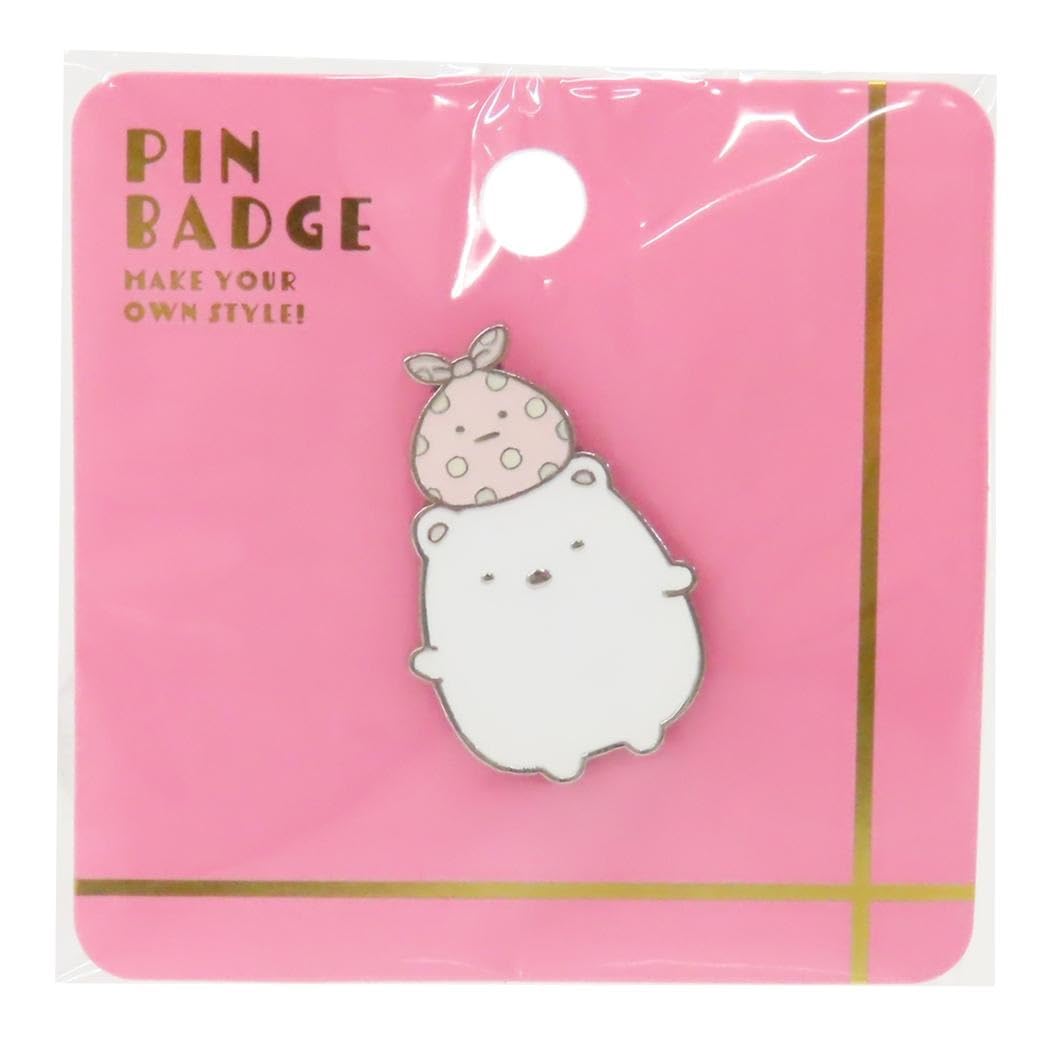 

Sumikkogurashi [Значок-булавка] PINS Булавки Белый медведь и Фуросики San-X