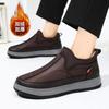 Men's Casual Cotton Shoes Winter Velvet and Wool Elderly Winter Shoes Non-slip Men's Middle-aged and Elderly Father Shoes