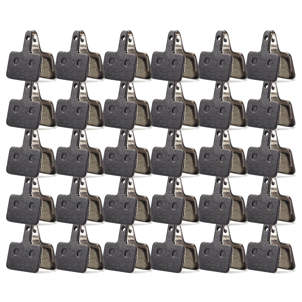 1-50 Set MTB Mountain Bike Metal Disc Brake Pads for SHIMANO M375 M445 M446 Bicycle Parts Cycling Organic Resin Disc Brake Pads