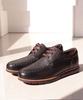 Brenowelt Casual Elastic Dark Brown Boat Shoes Light