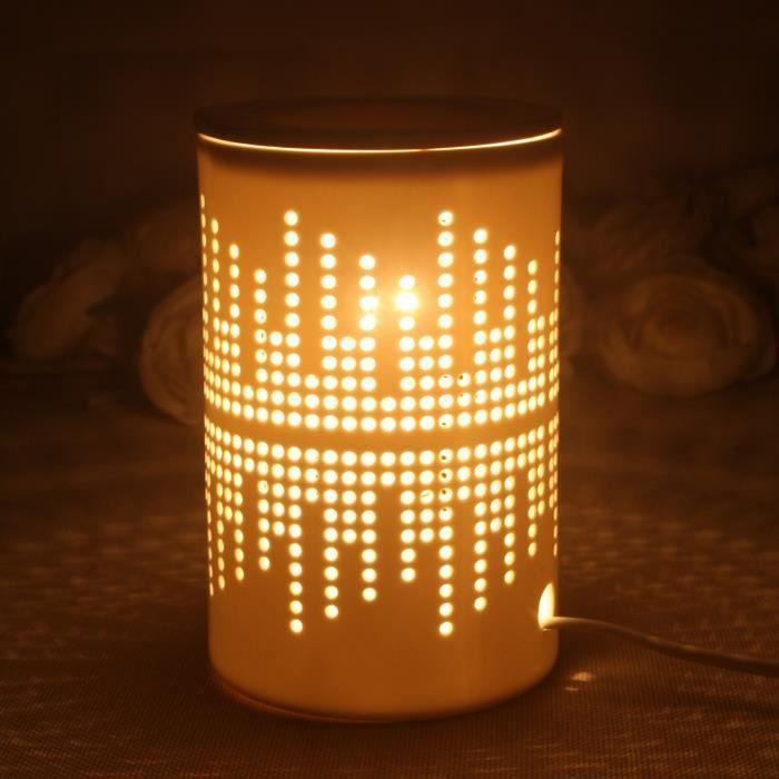 Zen'arôme brûleur cire parfumée calorya n°3 - brûleur électrique fondant parfumé - lampe à parfum - coupelle amovible