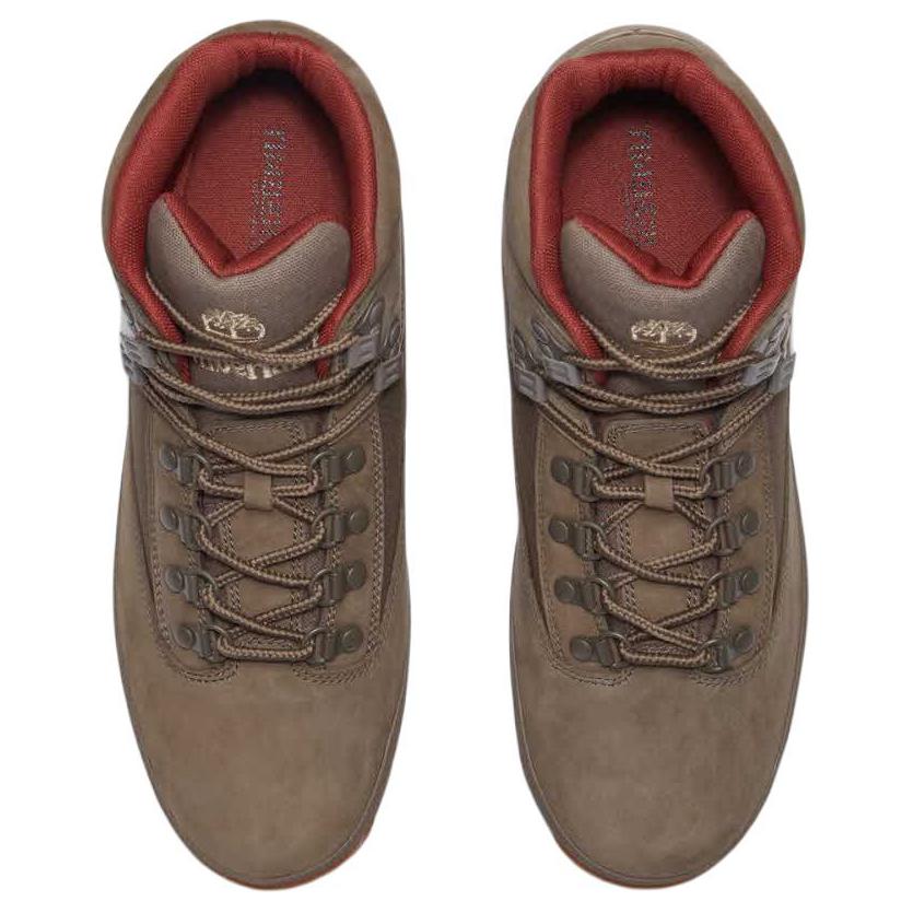Timberland Euro Hiker Durable Non-Slip Comfortable Versatile Short Outdoor Boots Men Boots Brown TB0A6DYHEO81