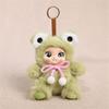 Fashionable Plush Doll Keychain In Sitting Pose 16cm Long Fashion Backpack Charm For Personalizing Keys And Bags