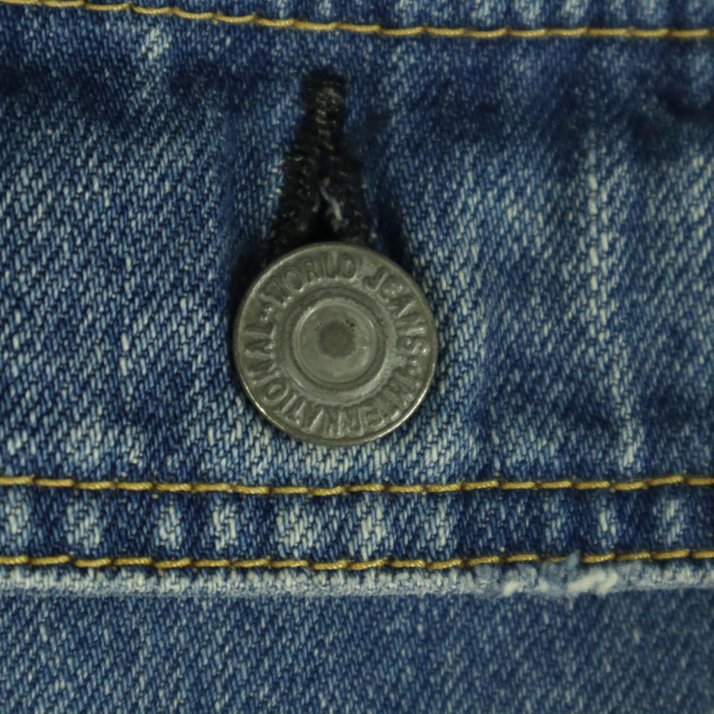 REMI RELIEF Made in Japan Cotton Long sleeve Tracker Denim Jacket M Blue Women Used