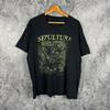 Sepultura The Mediator Between Head Camiseta de Banda de Rock Negra Talla XL