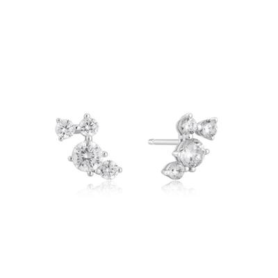 ANIA HAIE Pave Climber 925 Silver Stud Earrings E058-09H