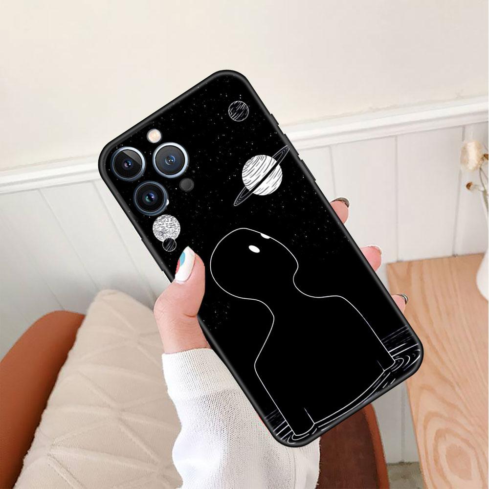 Space Star Galaxy Case For Apple iPhone 14 Pro Max 13 11 12 Mini SE 7 8 Plus X XS 6 6S Silicone Shell Phone Cover Soft TPU Funda