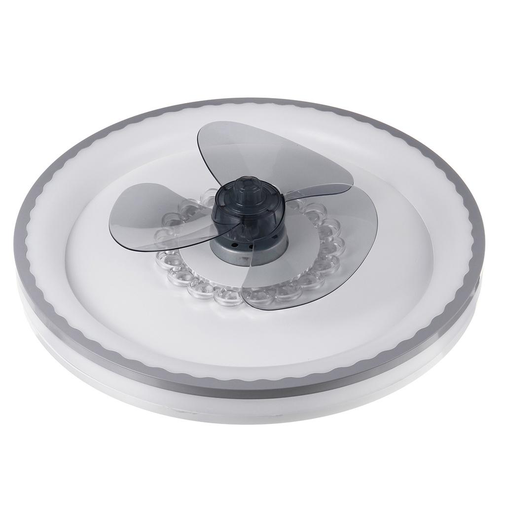 Dimmbarer 72-W-LED-Deckenventilator mit Fernbedienung, Ventilator mit Beleuchtung, einstellbare Windgeschwindigkeit, LED-Luftkühlerlampe