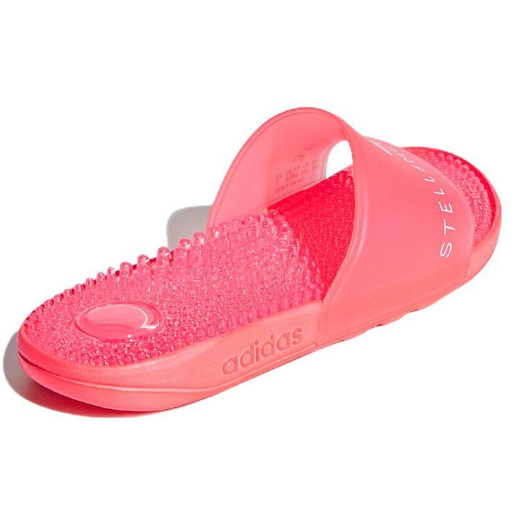 Adidas Sandalias Stella McCartney x Adissage Slides Turbo para Mujer Rosa  Nube-Blanco D97731