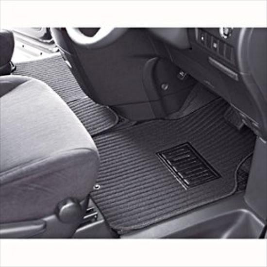 

BONFORM «Straight» Комплект ковриков для минивэна – 5 штук (Противоскользящие шипы и пяточная подушечка) Модель 6369-65BK чёрный