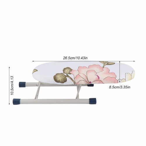 Ironing Board with Finishing Stand, Steam Iron, Garment Steamer, Portable Iron, Ultra-Fast Heat-Up, Hangs on Hanger, Lightweight, Portable, Perfect fo