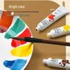Smart Elephant Children's Chinese Painting Ink Set - 12 Colors for Beginner Art