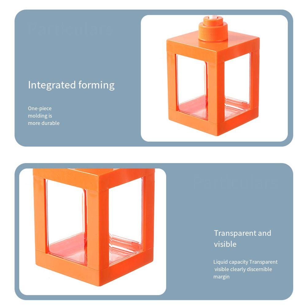 Square Soap Pump Dispensers Refillable Gel Hand Sanitizer Bottle Durable Cosmetic Container  Hotels