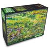 1014-piece jigsaw puzzle - long-growing grass and butterflies, popular Korean puzzle