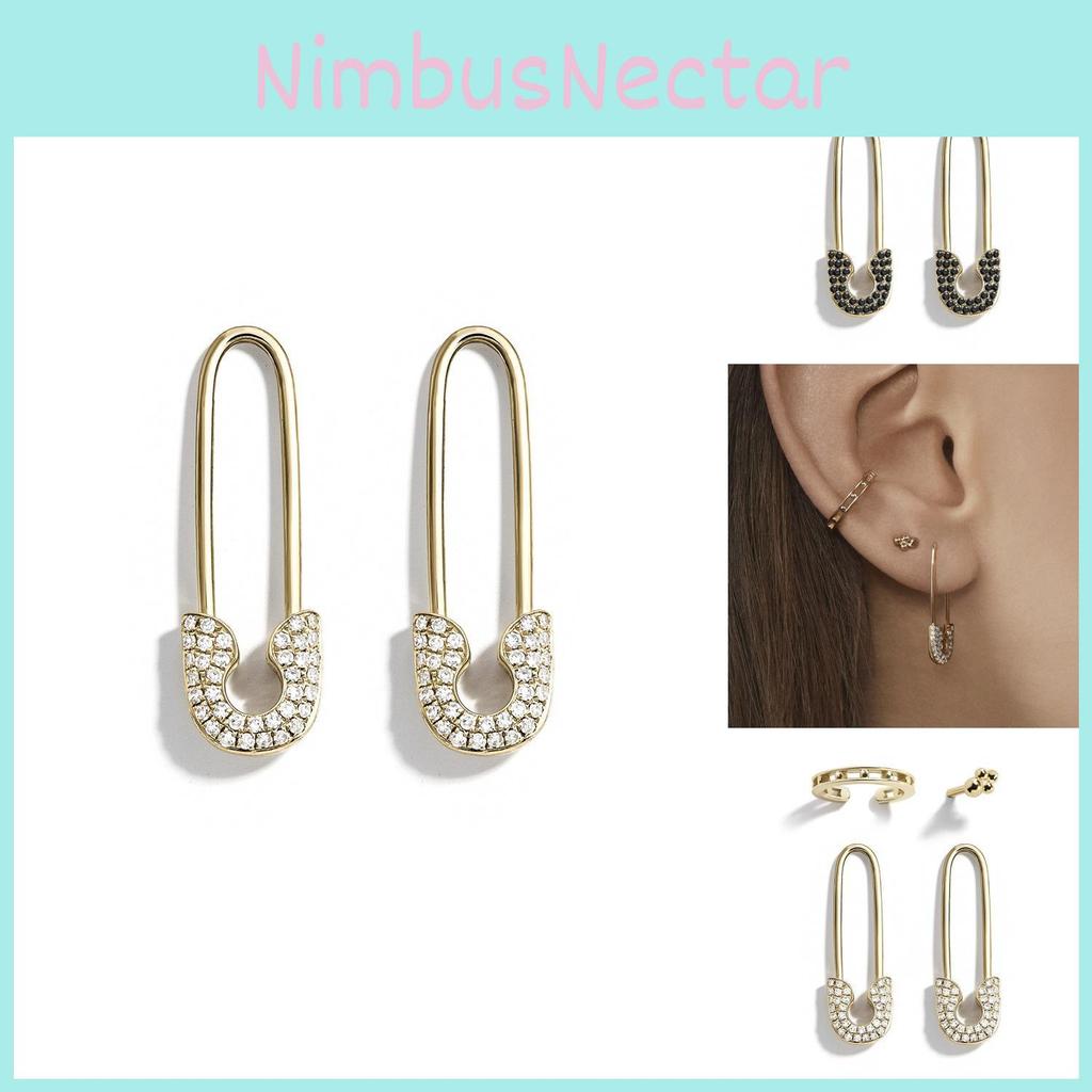 Alloy European Chic Earring Set With Dazzling Rhinestones Fourpiece Collection