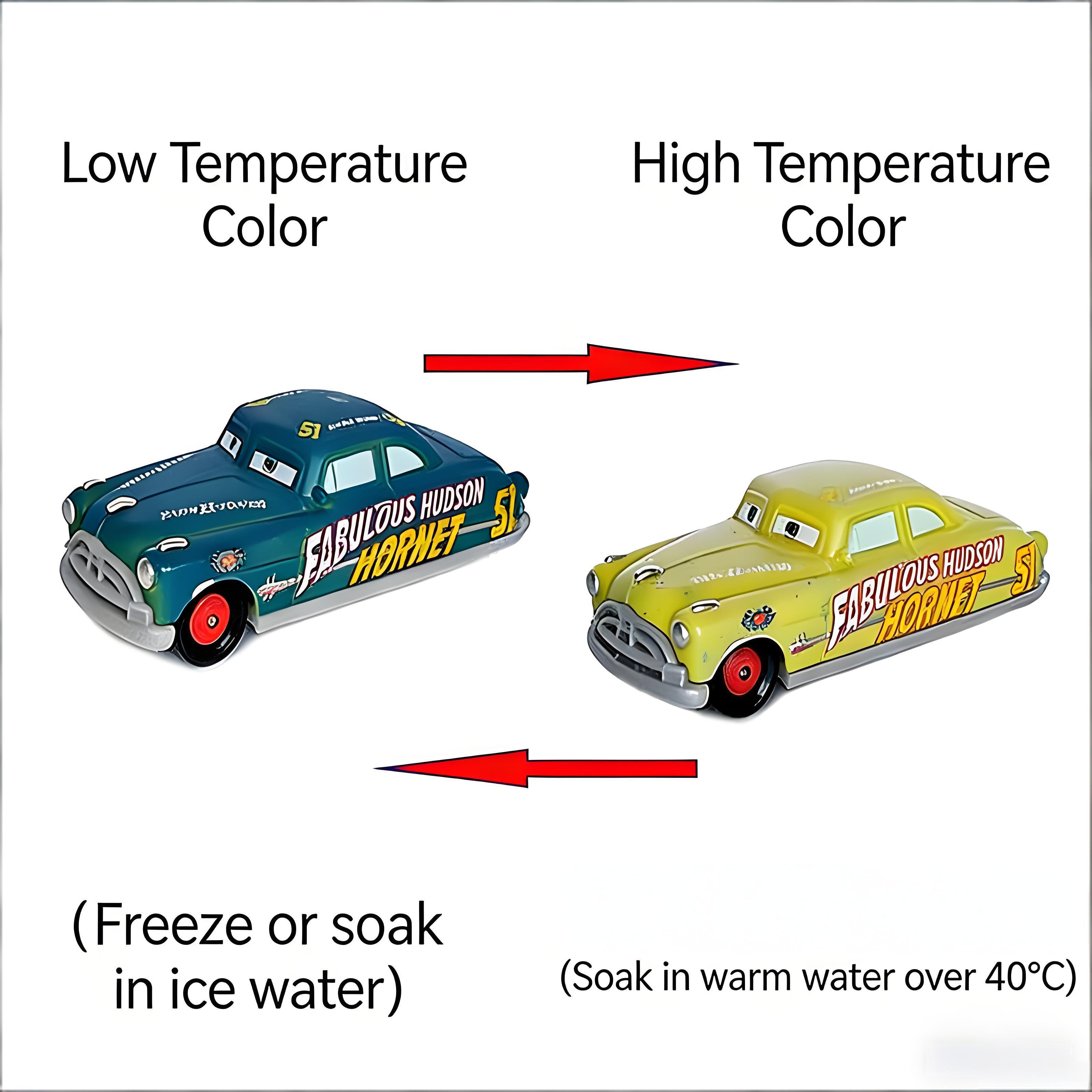 

Cars Color Changing Diecast Toys:Water-Activated Color Reveal Collectible Race Vehicles for Play F#