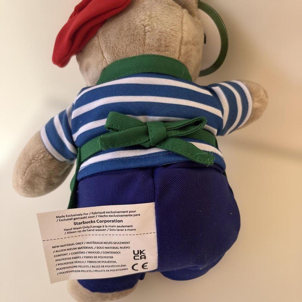 [USED] Starbucks France Exclusive Bearista Plush Teddy Bear Collection