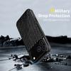 For iPhone 17 Pro Max Case Compatible with MagSafe Twill Texture Aramid Fiber TPU Shockproof Phone Cover