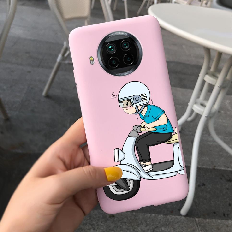 ForXiaomi Mi 10T Lite Case Cute Cartoon Cat Painted TPU Silicone Back Cover For Xiaomi Mi 10T Lite 5G 10Tlite Phone Case Funda