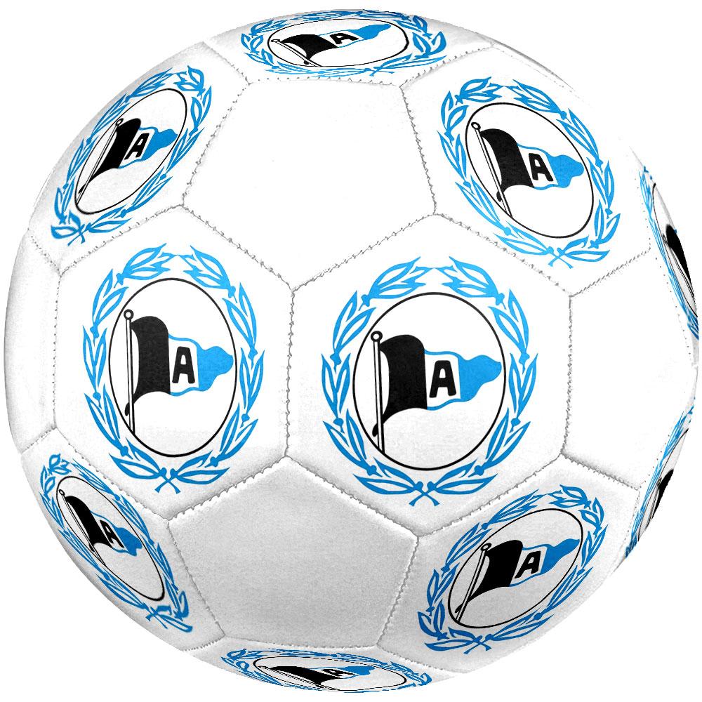 Pallone da Calcio DSC Arminia Bielefeld taglia 5, colorato, adatto a tutte le età, cucito a macchina, materiale PVC, grado competizione, durevole e ad alto rimbalzo