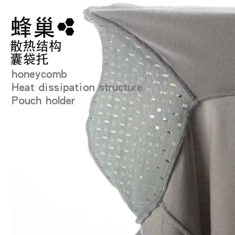 Men's Breathable Mesh Oversized High Elasticity Mid Waist Youth Sexy Underwear