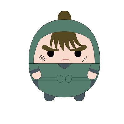 Nintama Rantaro the The Strongest Strategist of the Dokutake Ninja Fluffy and Cororin Msize2 Choji Nakazaike Movie Corps, F