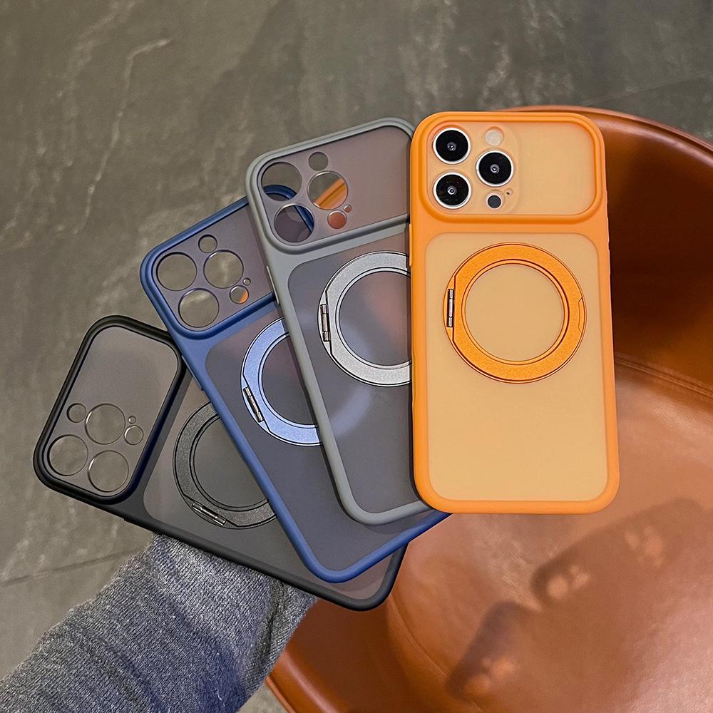 Magnetic rotating bracket mobile phone case for iPhone11ProMax Apple 11/11/11 anti-drop soft case