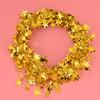 7.5m Small Star Garland Christmas Tree Wedding Party Decoration Clothing Accessories (Gold)