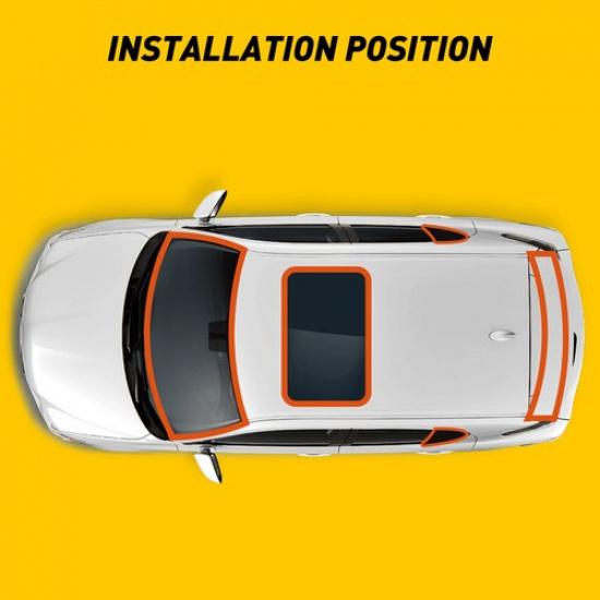 Windshield Rubber Molding Seal Trim Universal for Windscreen Windows 10FT EXV