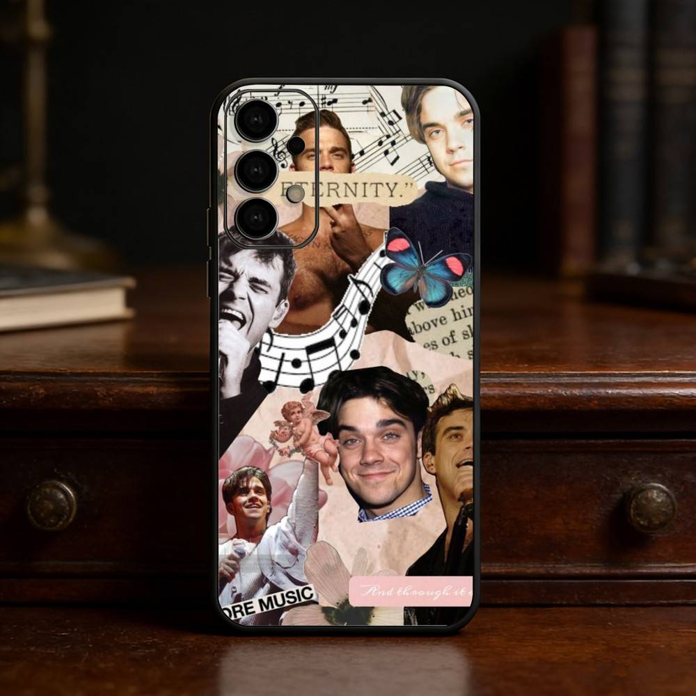 Singer R-Robbie W-Williams Phone Case For Samsung S25,24,21,22,23,30,Ultra,20,Plus,Fe,Lite,Note Soft Black Cover