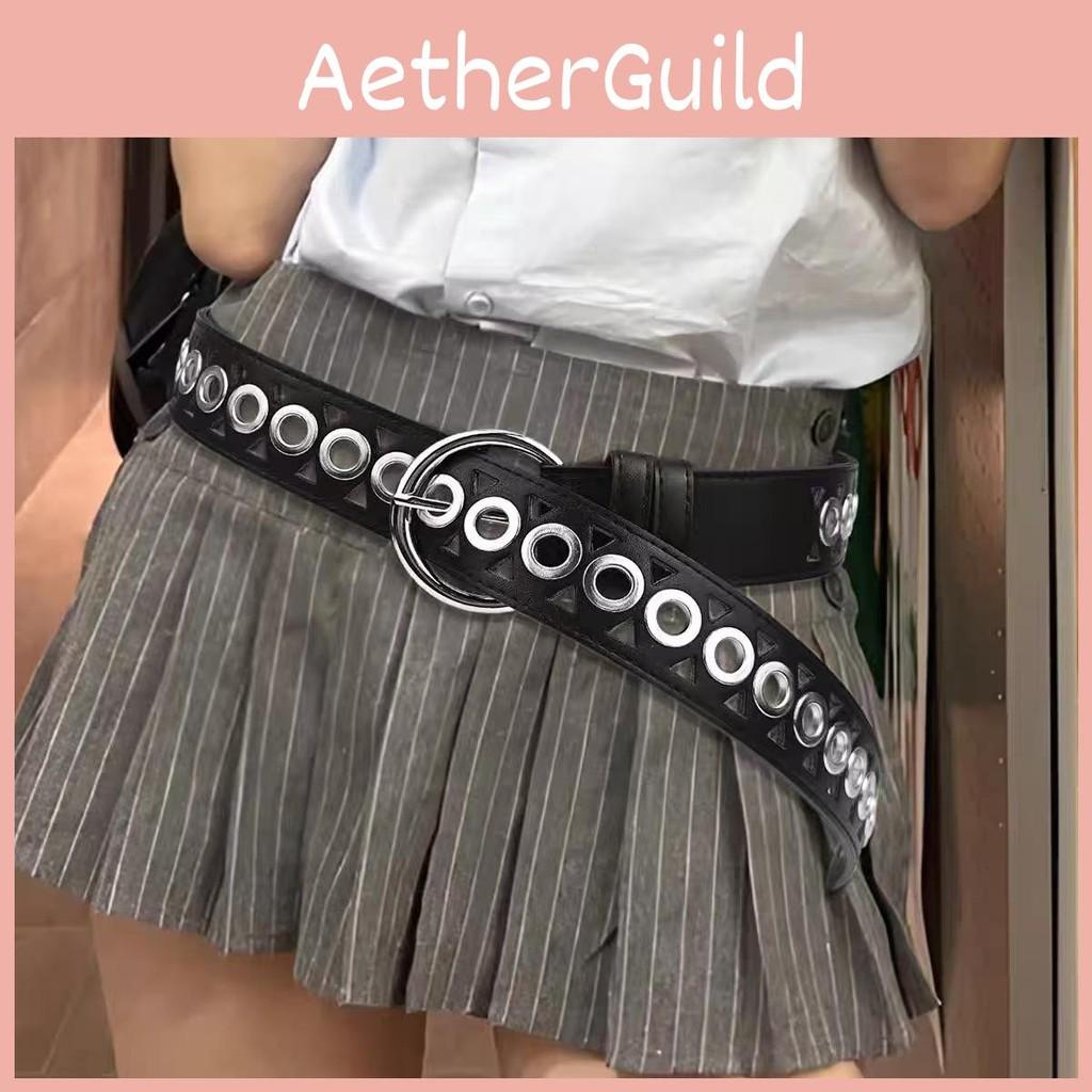 Inspired Metal Retro Buckle Belt With Hollow Out Design Fashionable Outfits