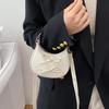 Creative PU Bow Crossbody Bag Single Shoulder Lightweight Leather Handbag Carto Zipper Mini Shoulder Bag Students