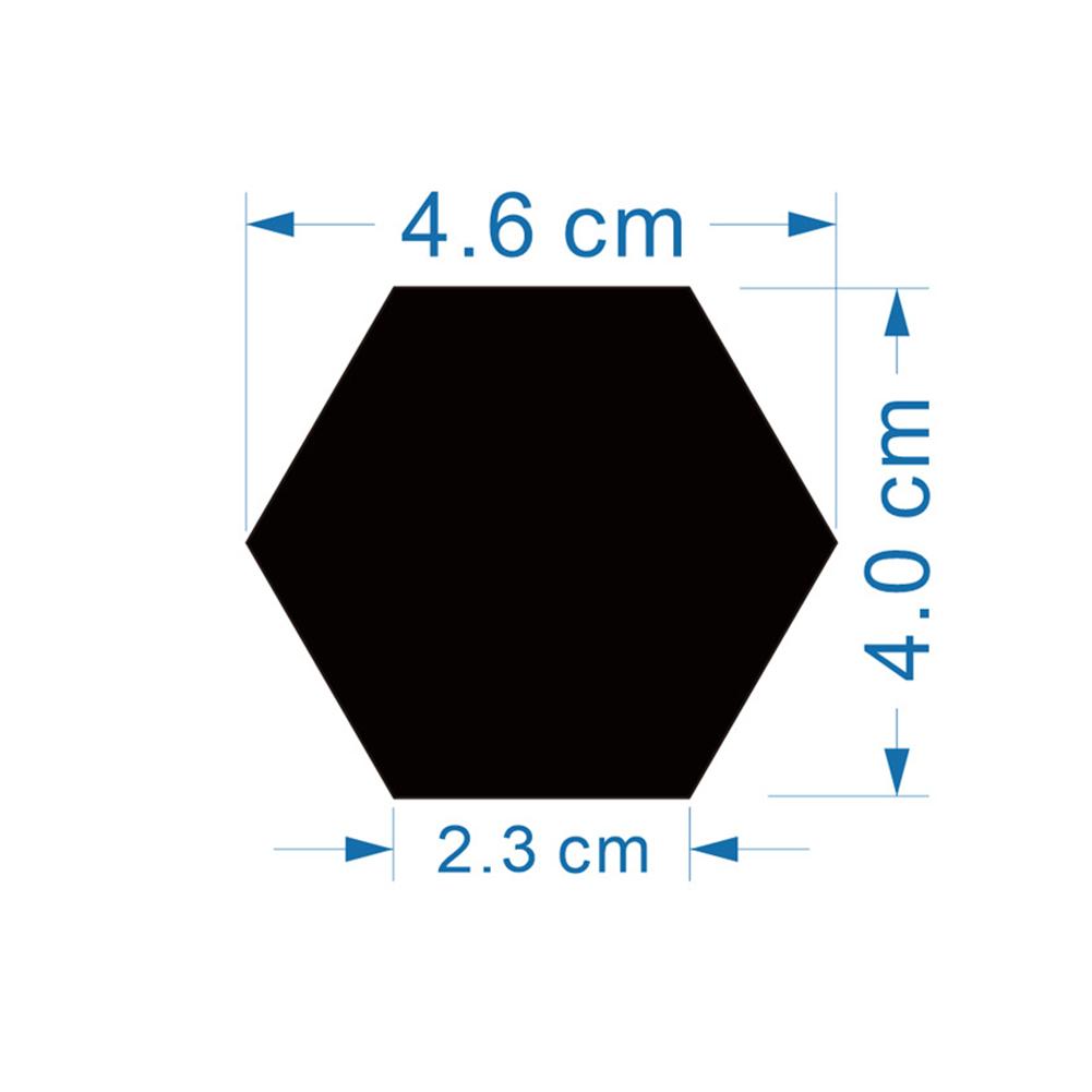 24-500 PCS Hexagon 3D Mirror Wall Stickers DIY Acrylic Waterproof Art Decorative Bedroom Bathroom Home Background Decals Decor