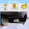 Turbo Exhaust Pipe Universal Car Sound Muffler Vale Blowoff Simulator Whistle