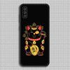 Maneki Neko Lucky Money Cat Phone Case For Samsung S23,23,22,30,21,10,9,Note20 Ultra,Lite,Ultra,5G,Plus,FE,Black Soft Case