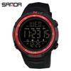 SANDA Men Watches Outdoor Military Sports LED Digital Wristwatch Waterproof Alarm Clock Chronograph Multifunction Electron Watch