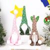 Nordic Christmas Faceless Doll with Knitted Hat and White Beard