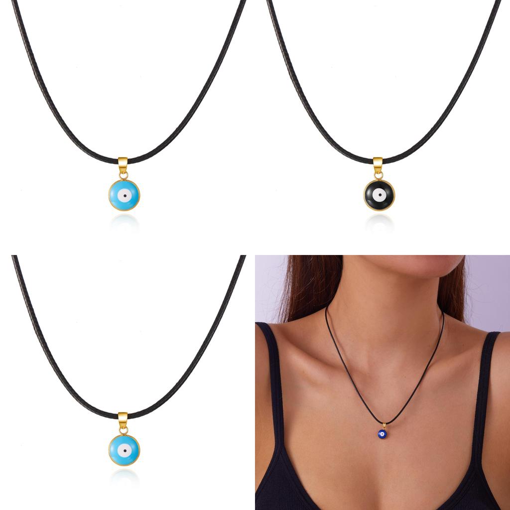 Unique Eye Pendant Jewelry With Electroplated Alloy For Women