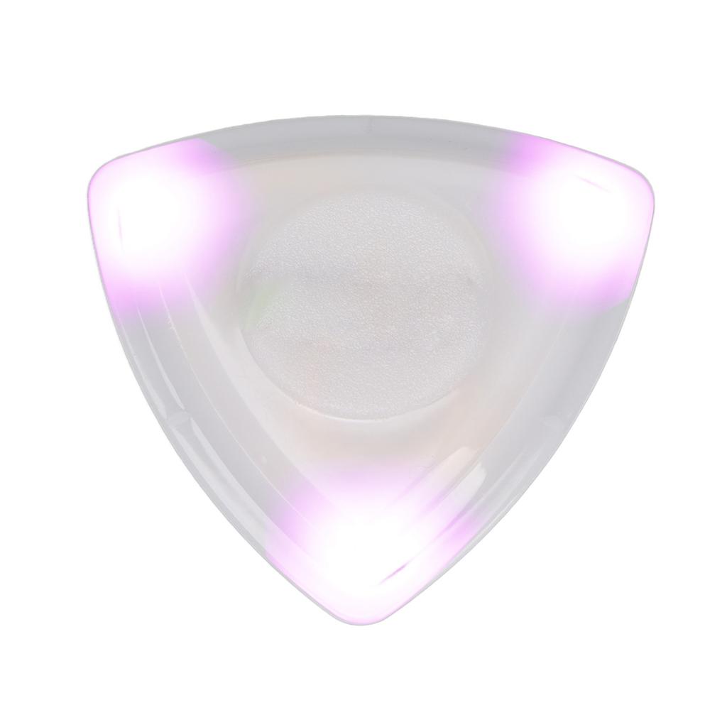 Leuchtendes Plektrum mit hochempfindlichem LED-Licht Plektrum-Ersatz mit Batterie Lila