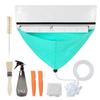 Aoifn Mini Split AC Cleaning Kit, Waterproof Water Catching Cover, Drain Hose, Home Wall Mounted Air Conditioner Cleaning Tool