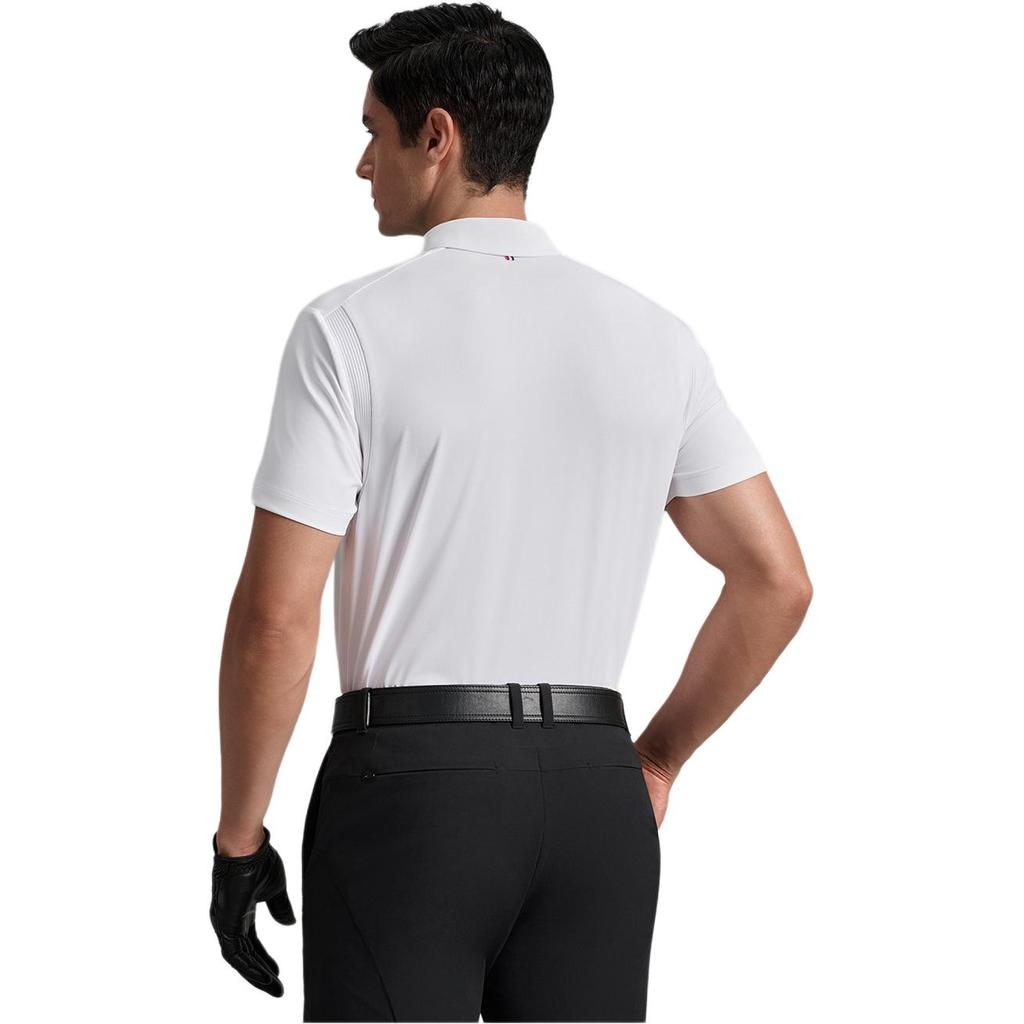Fila Pánské pletené polo tričko s krátkým rukávem Golf Classic Versatile A11M535123F-WT
