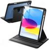 For New IPad A16 11th/10th Gen 9/8/7th 10.2 Pro 12.9 " Air 11 13 M3 M2 M4 Mini 7 6 5 4 with Pen Holder Rotating Tablet Case